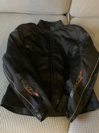 Cazadora moto verano mujer
