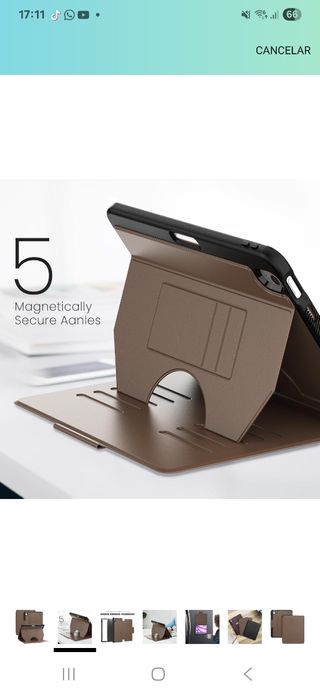 Funda marrón iPad Air 6ª Generación 11 Pulgadas M2