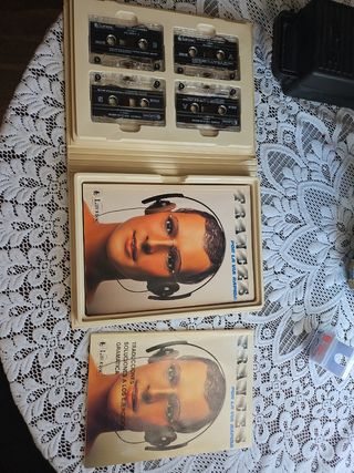 Curso de francés vintage de casetes y 2 libros