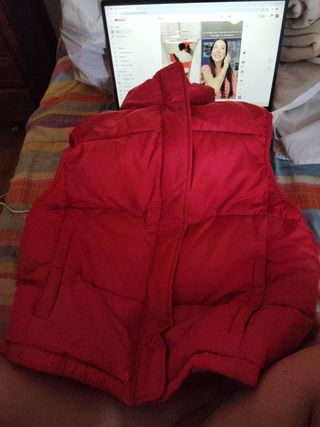 Chaleco rojo acolchado - Talla XL