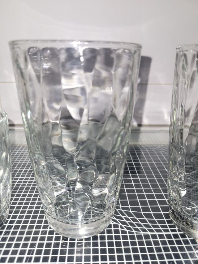 Juego vasos cristal 