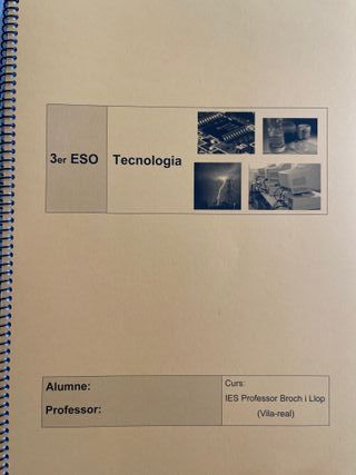 Tecnología 3 ESO IES Broch i Llop