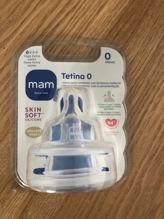 2 Tetinas Mam 0 flujo lento 