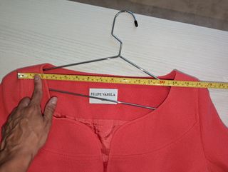 Traje falda Felipe Varela rojo XXL