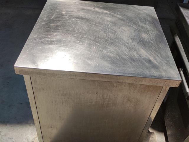 Mesa Acero Inoxidable Pedro Franco con Cajones