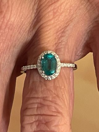 Anillos oro blanco - Zafiro, Rubí, Esmeralda