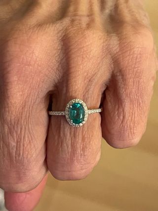 Anillos oro blanco - Zafiro, Rubí, Esmeralda