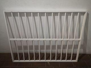 Rejas aluminio blancas. ¡Como nuevas!