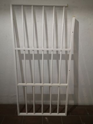 Rejas aluminio blancas. ¡Como nuevas!