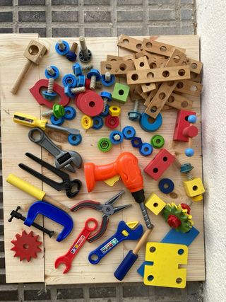 Kit mecánico madera niños