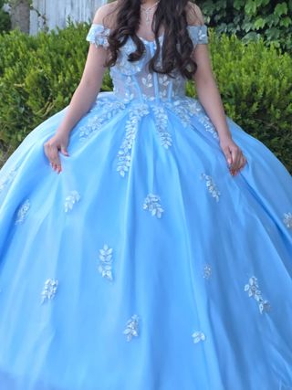 Vestido Quinceañera Azul
