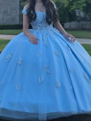 Vestido Quinceañera Azul