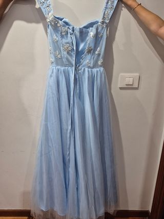 Vestido Quinceañera Azul