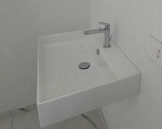 Lavabo in appoggio + Miscelatore Gessi Manzoni  