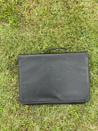Maletín Cuero Negro