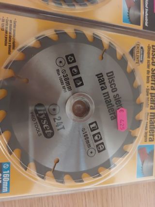 Discos Sierra Madera 160mm (24T, 36T)