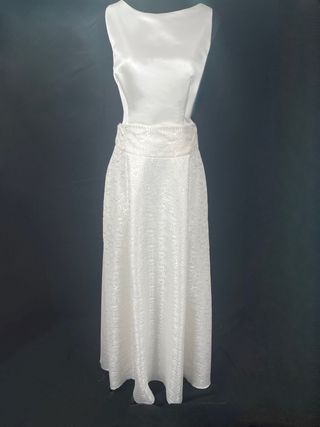 Vestido novia blanco - elegante
