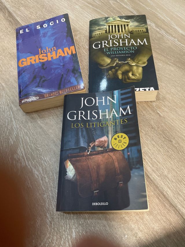 Lote 3 libros John Grisham