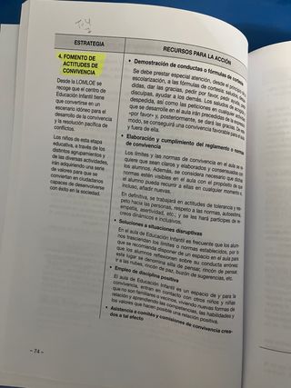Programación didáctica en Educación Infantil
