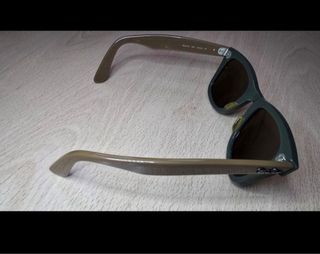 Ray-Ban RB2140: gafas sol verde-dorado
