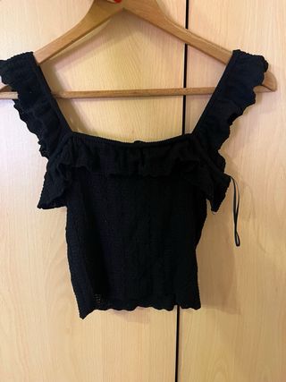Top negro Zara - Talla S