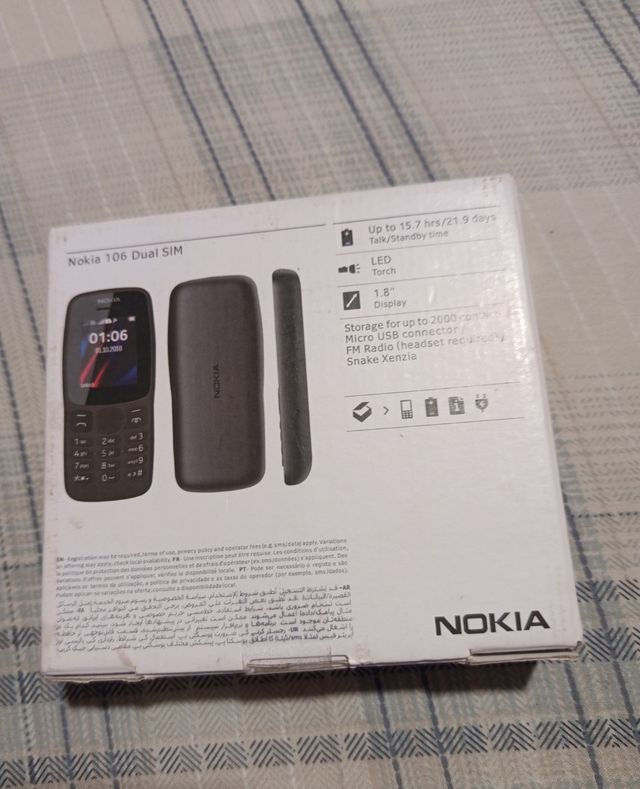 Nokia 106 - Teléfono móvil negro