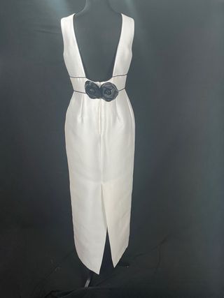 Vestido novia blanco elegante
