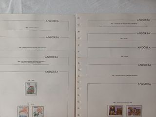 Álbum Sellos Andorra Española