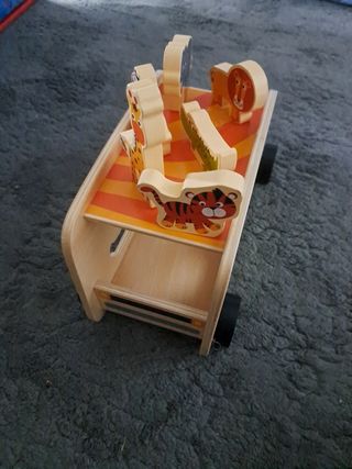 Camión safari madera niños