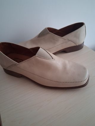 Zapatos  beige hombre