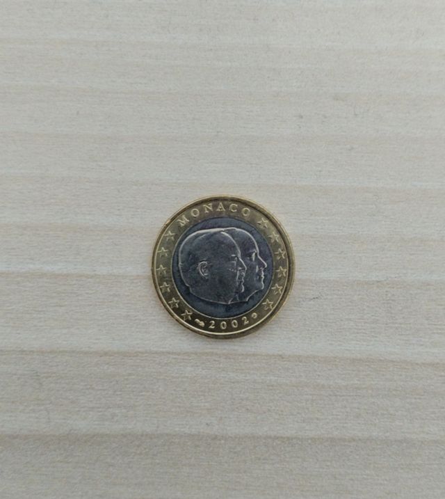 Moneda de 1€ Mónaco 2002
