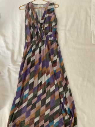 Vestido vintage multicolor