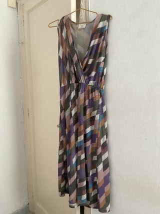 Vestido vintage multicolor