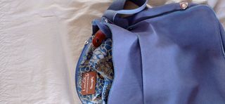 Borsa a tracolla in pelle - blu