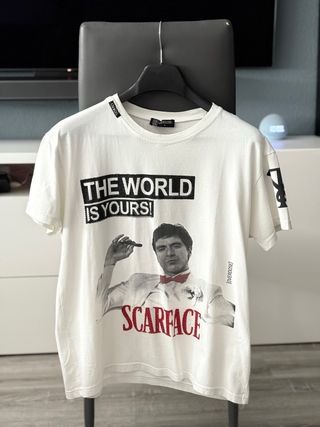 Camiseta Scarface blanca - Tony Montana