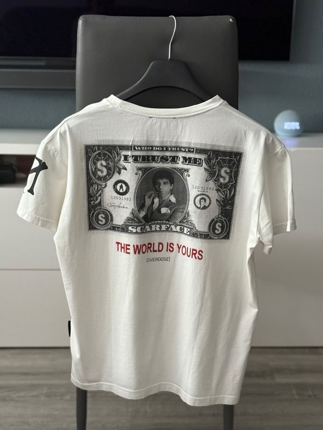 Camiseta Scarface blanca - Tony Montana