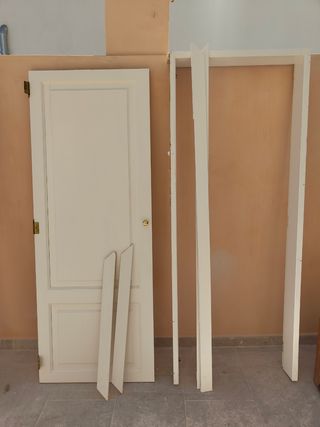 Puerta blanca de norte - 1 hoja