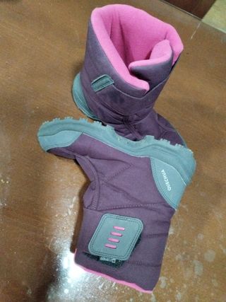Botas Nieve Quechua niña T-37, usadas 2 dias