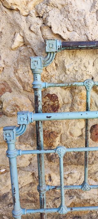 Cabecero antiguo de hierro - 2uds