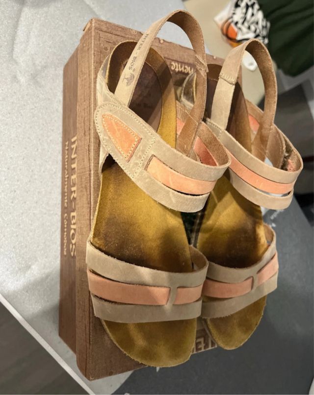 Sandalias Inter Bios Piel - Talla 41