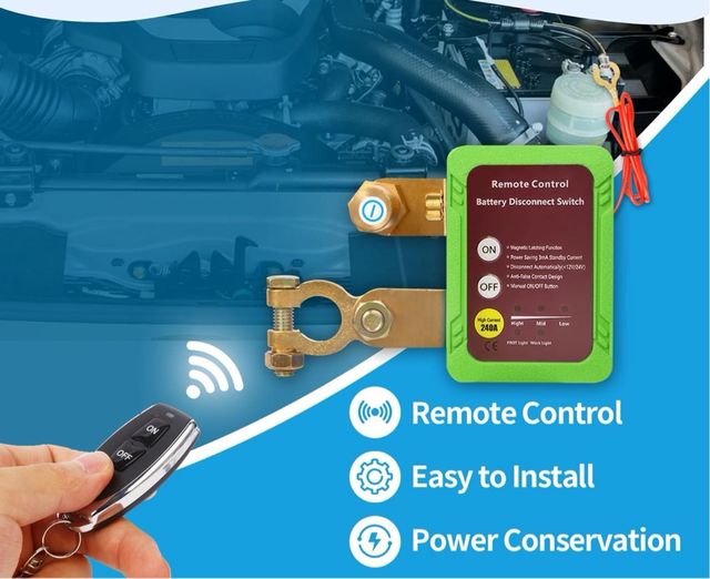 DESCONECTADOR BATERÍA COCHE