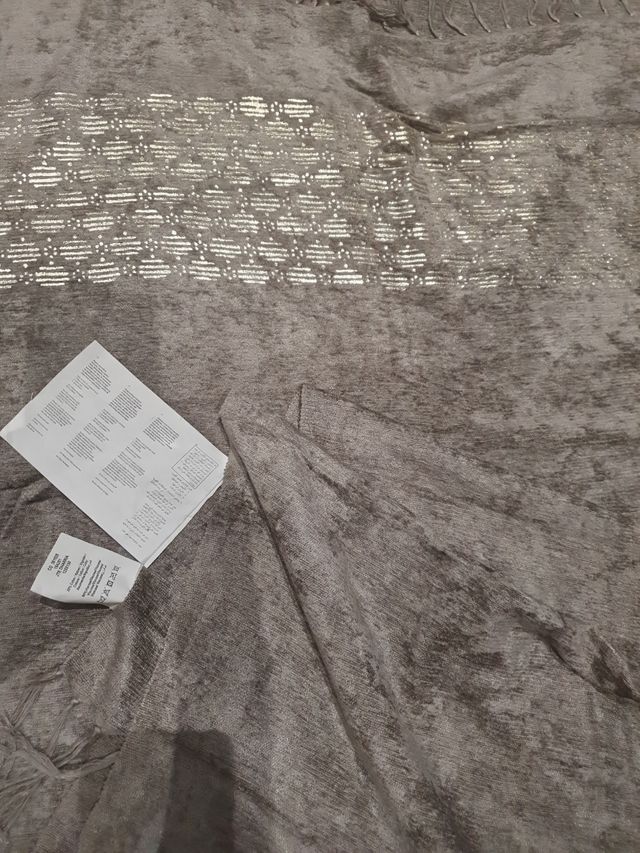  Divano 2Blankets beige | Maisons du mond Soft Fabric