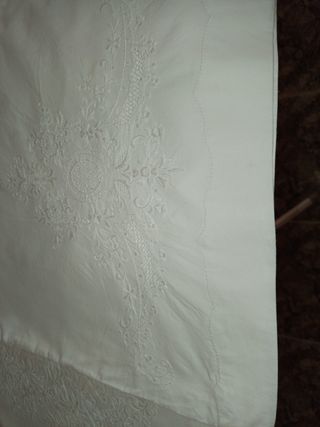 Sábana algodón 150cm - Blanca