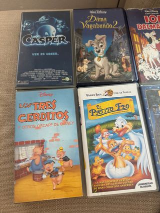 VHS Disney: 5 Películas Infantiles