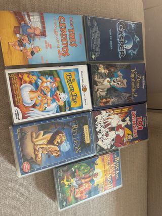 VHS Disney: 5 Películas Infantiles