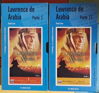 VHS Lawrence de Arabia (2 Películas)