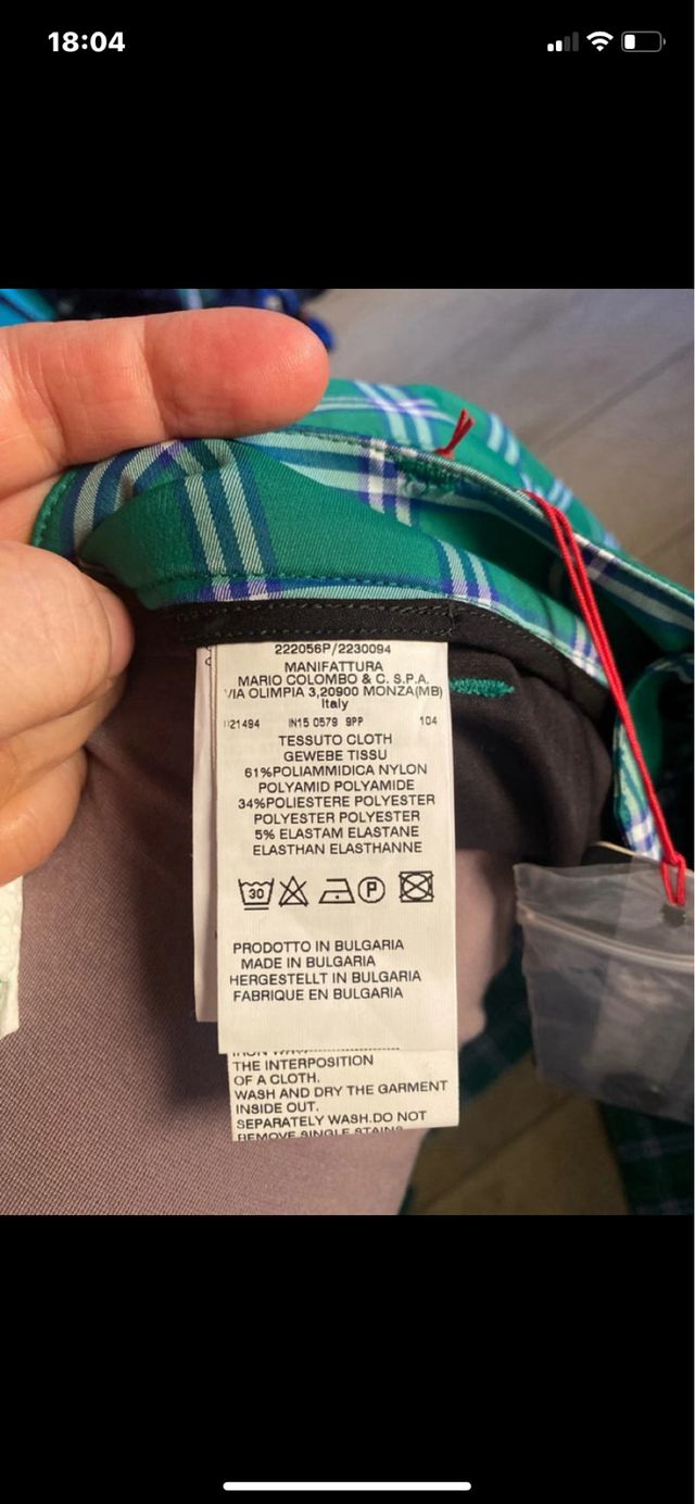 Pantaloni Colmar verdi scozzesi