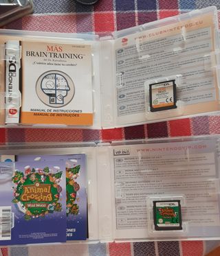 Nintendo DS con juegos