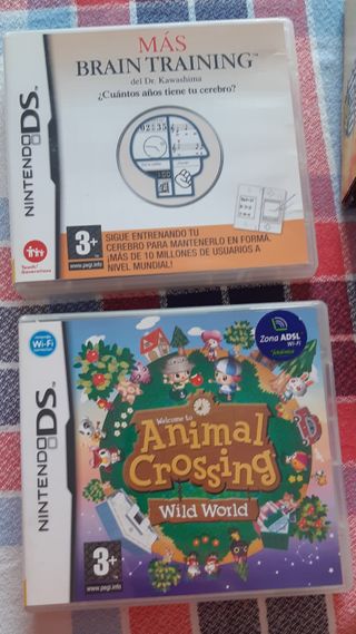 Nintendo DS con juegos