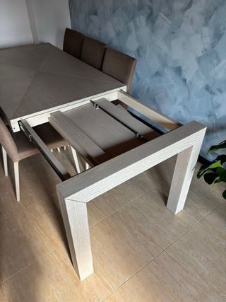 Mesa y sillas salón